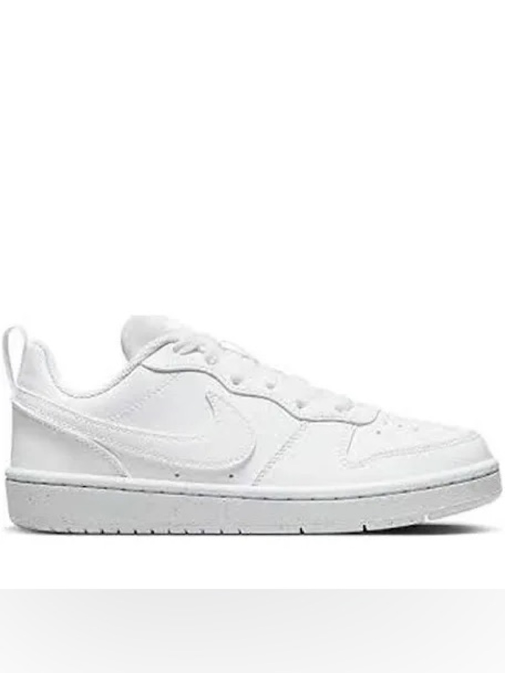 Nike Court Borough Low Recraft All White Sneakers – Size 7